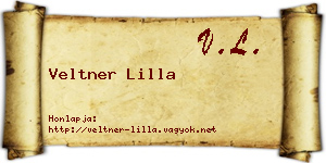 Veltner Lilla névjegykártya